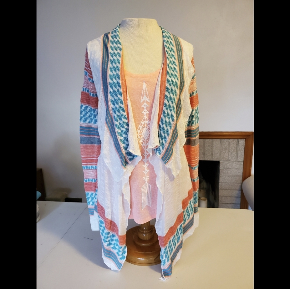 Tribal Cardigan and Tank Top Bundle